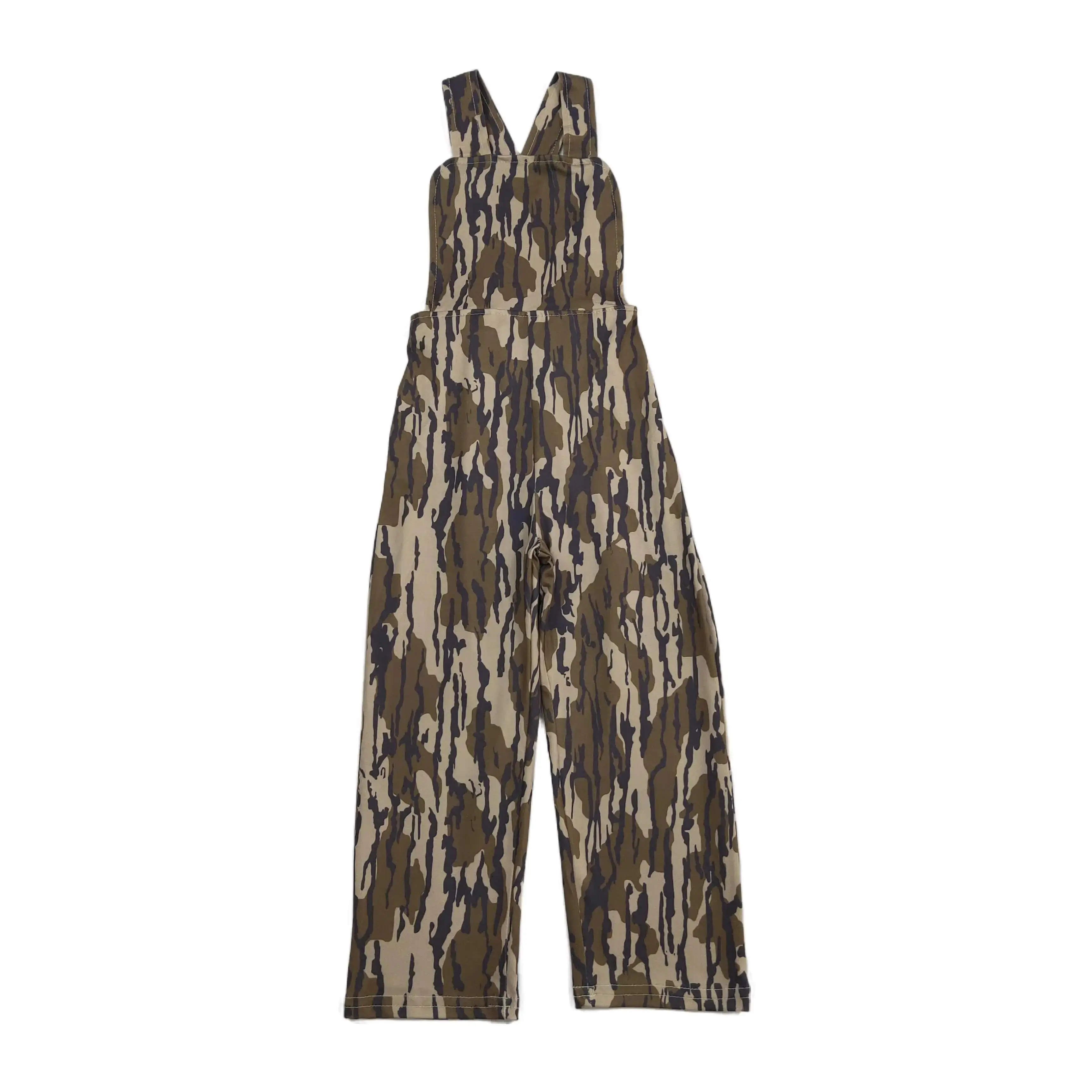 Camo Printed Kids Overall Pants