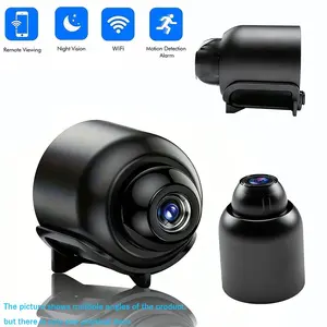 Indoor WiFi Security Camera Supports 2.4g Wi-Fi Alexa-Compatible, Home Surveillance Cam, Easy Setup, Ideal for Households2.4GHz WiFi Indoor Security Camera with Alexa, Plug-in Power (No Battery), LED Indicator, Supports Micro SD Card,