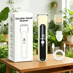 Electric Bikini Trimmer for Women, 2-In-1 Body Hair Shaver, Adjustable Comb, Gentle Shaving for Underarms, Legs, Intimate Areas