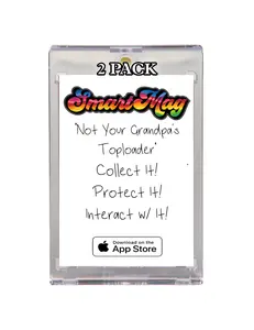 SmartMag – 2 PACK Smart Tap Magnetic Card Holder | Tap for Player Info & Live Updates
