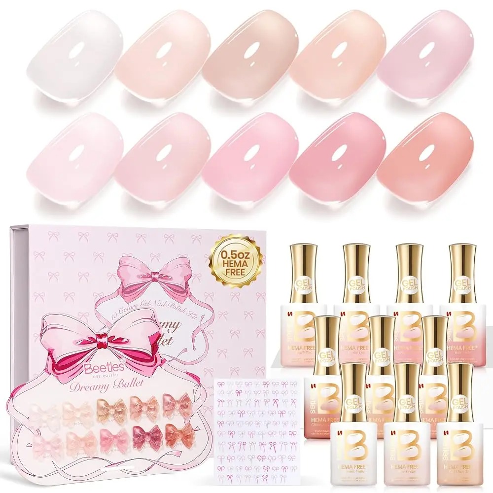 Beetles One Color One Bottle HEMA-Free Gel Polish Set, DIY Nails Art Gift for girl Gift for woman gel x nails  salon nails at home Cutics Easter Nail Designs Spring FloralNails VacationNails newyearnewme