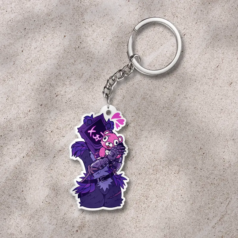 Fortnite Raven Team Leader keychain, Ravenfortnite, Raven Fortnite keychain, gifts for fortnitefans