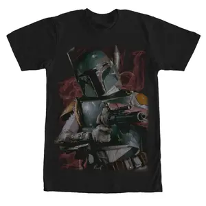 Men's Star Wars Boba Fett Bounty Hunter Smoke T-Shirt