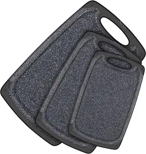 Kitchen  Board (Set of 3),Professional Chopping Boards Sets,Dishwasher Safe  Boards With Juice Grooves & Carrying Handle & No BPA