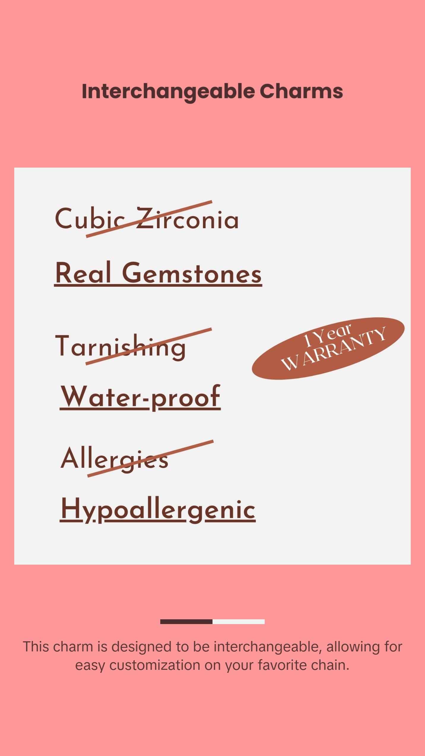 Alexandrite Silver Charm