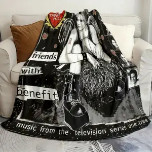 Unique Blanket Unique One Tree Hill Friends Smooth blanket Flannel blanket stylish warm and lightweight living room bedroom sofa bed picnic blanket Cozy Blanket Throw