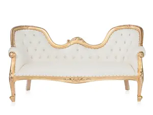 Vintage "Dream" Settee Chair, Modern Style, Fixed Arms & Back, Floor Chair Type, HandcraftedThrones