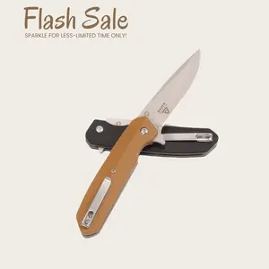 “Flash Sale! Premium EDC Folding Knife with G10 Handle – Ultra Sharp Blade for Outdoor & Daily Use – Limited Time Only, Get Yours Now on TikTok Shop!