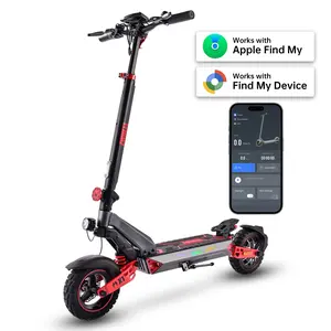 [ZWHEEL] D3 Electric Scooter for Adults, 1200W/2400 Motor Fast E Scooter, 10" Tubeless Tires, Up to 32/40 MPH Top Speed & 34/50 Miles Long Range, Disk Brake, Foldable