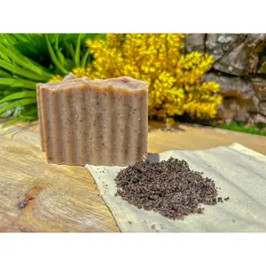 Coffee & Oat Bathing Bar Soap - Nourishing Plant-Based Cleanser for Soft, Smooth, and Replenished Skin - Accessories, Aroma Body Care Cleansing