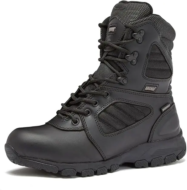 MAGNUM - Lynx Men's Waterproof Tactical Boots, Mens Military Hiking Boots, Breathable Light Weight Work Boots for Men