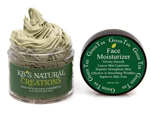 Green Tea Moisturizer - Wrinkle Fighting Ultra Emollient Face Moisturizer - Reduces Fine Lines to Reveal Youthful Skin. Freshly Made to Order. With constant use, Skin looks Luminous and Rejuvenated Dry Skin Hydrating