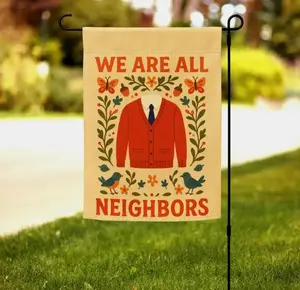 Inclusivity Garden Flag, Welcome Neighborhood Yard Flag, Community Flag Gift, Inclusive Welcome Sign Flag, Small Welcome Flag