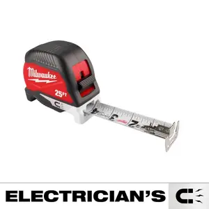 Milwaukee 25 ft. Electrician's Magnetic Tape Measure