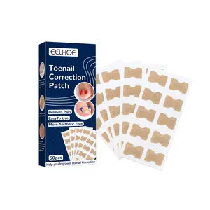 EELHOE Toenail Correction Patch Professional Toe Straightener for Men Women Protects fungal Nail Health Easy Use 50pcs Ingrown Toenail Corrector Strips stickers
