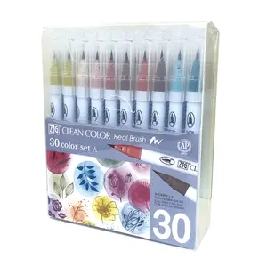 ZIG Clean Color Real Brush Set of 30 - Set A Smoky Tones