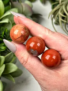 Red Jasper Mini Spheres - Root Chakra - No. 36