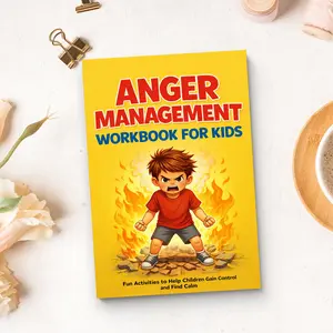Anger Management Workbook for Children Ages 7-14: Emotional Regulation Activities, Calm-Down Strategies, Coping Skills, Self-Control Exercises, Mindfulness Tools and Social Skills Practice