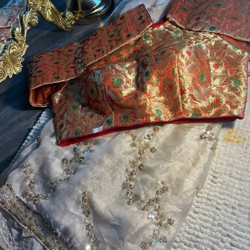 Hand work embroidery Laxury saree