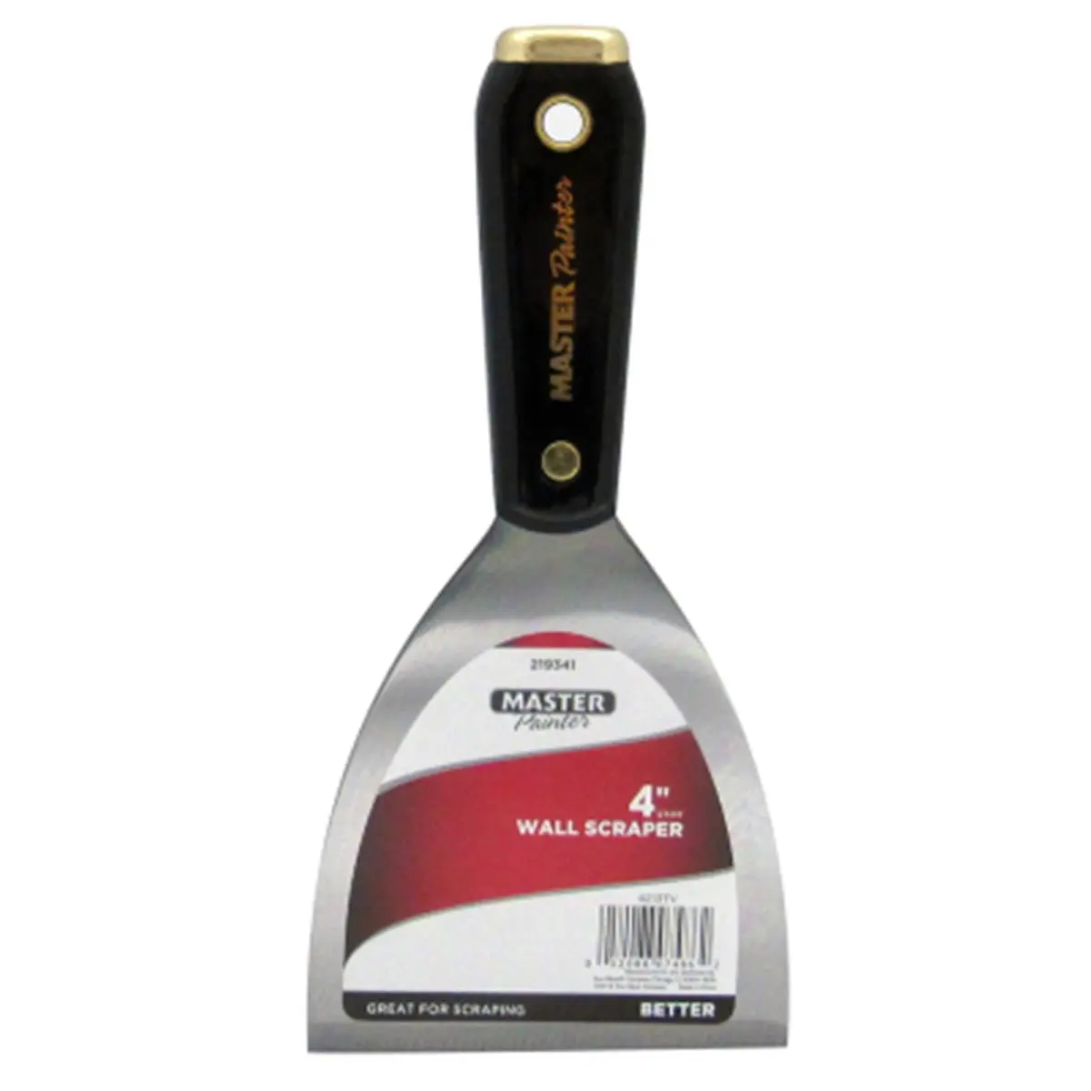 Red Devil 4 in. Stiff Wall Scraper (Pack of 6) - Master Painter Tool for Home DIY, Durable Construction, Affordable, Convenient Design, Easy to Use, Automotive & Motorcycle Paint Care