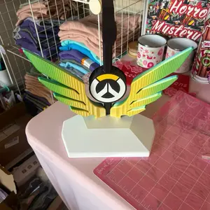 Overwatch headset stand