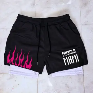 Muscle Mami "Fire"  "Gym Shorts