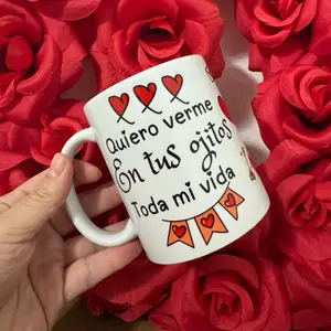 Taza 11oz para el amor de mi vida en español Regalo de San Valentín