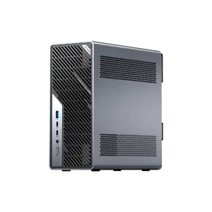 MS-02 Ultra Mini Workstation PC, Intel Core Ultra 9 285HX (24C/24T, up to 5.5GHz), PCIe 5.0 x16, 4× DDR5 Slots, 4× M.2 Slots, USB4 v2 80Gbps, Dual 25GbE+10GbE+2.5GbE, Wi-Fi 7, 350W PSU