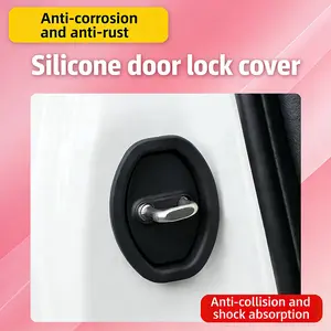Silicone Car Door Buffer Pad, Anti-Collision Protection Cover, Car Door Protector, Universal Fit, Quiet Closing Shock Absorber, Small Vehicle Door Cushion