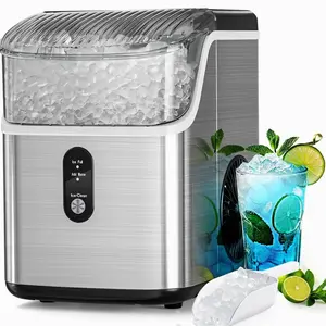 Antarctic Star Nugget Ice Maker with Soft Chewable Pellet Ice 34lbs/24H