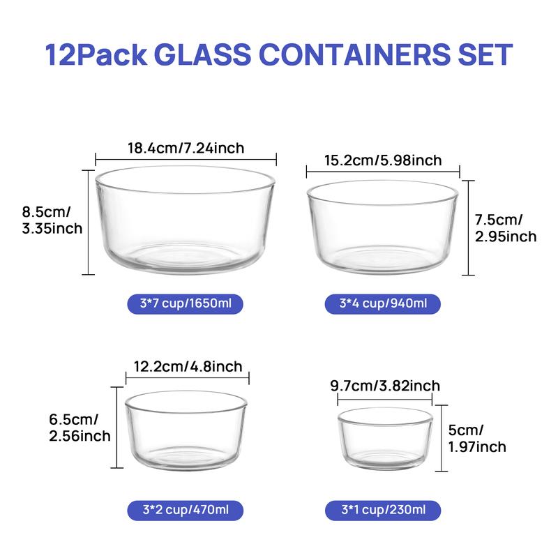 【Christmas Hauls】Vtopmart 12/18 Pack Glass Food Storage Containers with Lids -Stackable Design for Kitchen Utensils Oven Microwave Freezer Dishwasher Kitchenware Square Fridge Organizers Insulated Lunch Compartment Green Rectangle 【Christmas Hauls】Vtopmart 12/18 Pack Glass Food Storage Containers with Lids -Stackable Design for Kitchen Utensils Oven Microwave Freezer Dishwasher Kitchenware Square Fridge Organizers Insulated Lunch Compartment Green Rectangle