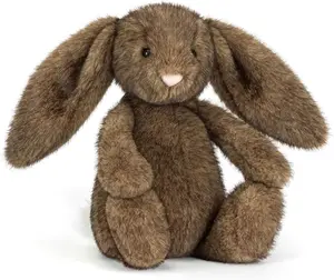 Jellycat Hoppleston Luxe Bunny | 2026 Spring Collection Exclusive | Premium Long-Haired Designer Plush | Aesthetic Luxury Nursery & Home Decor | 12" Limited Edition