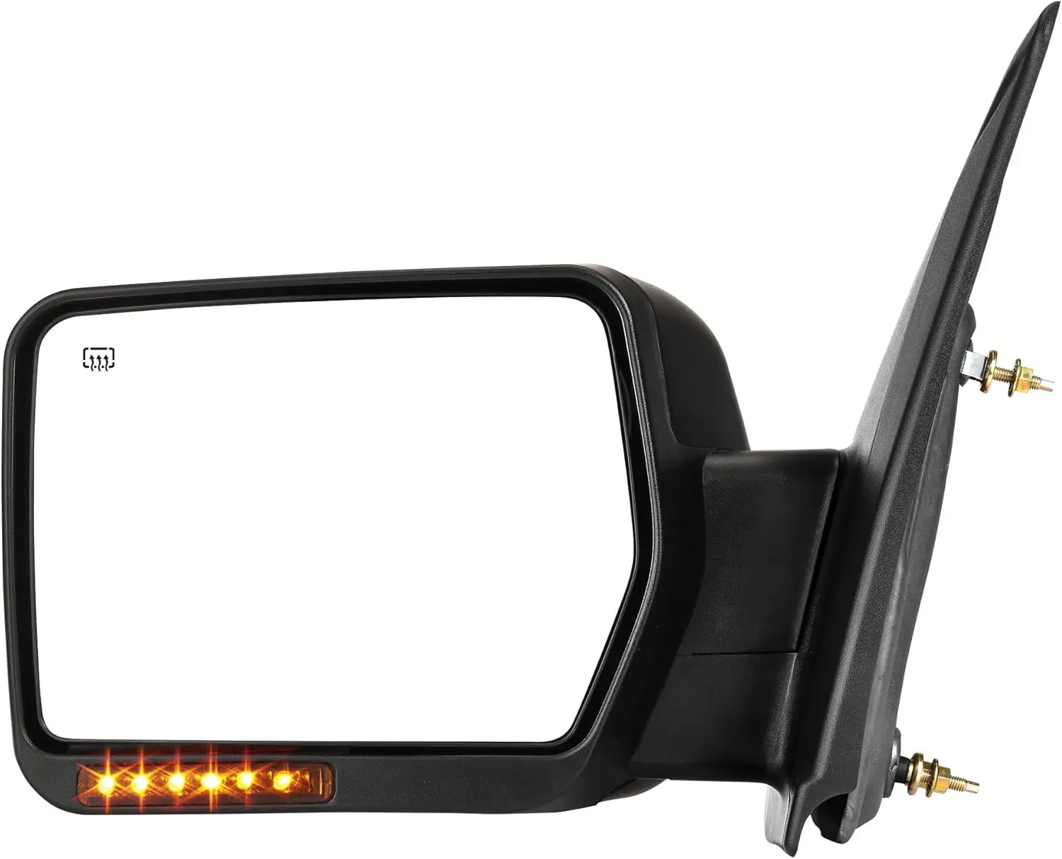 YITAMOTOR Door Mirror Compatible with 2007-2014 Ford F150, Left Driver Side Mirror with Turn Signal Puddle Light Power Adjustable Heated Manual Folding