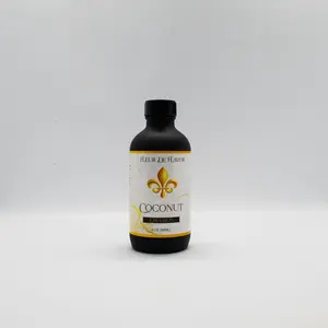 Fleur De Flavor Coconut Flavor - Natural Flavoring for Baking and Natural Baking, 250ml Bottle