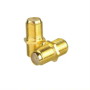 5PCS F Type Coax Coaxial Cable Coupler Female Jack Adapter Connector US SHIP