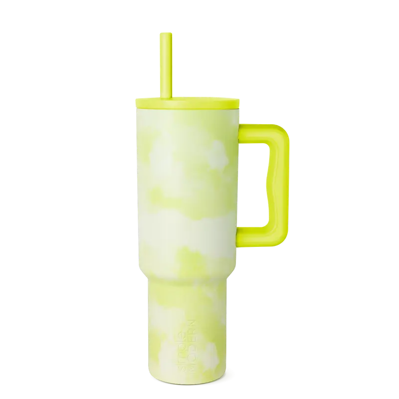 Simple Modern Signature Trek 40oz Tumbler with Straw - Leak Proof, Ceramic Coated interior, Dishwasher Safe Water Bottle