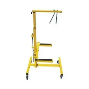 212 MAIN Heavy Duty Ratchet-Operated Door Lift with Locking Casters, Steel Tubing Construction, Self-Leveling Precision Lifting, Stability for Door Removal & 1-Person Jobs