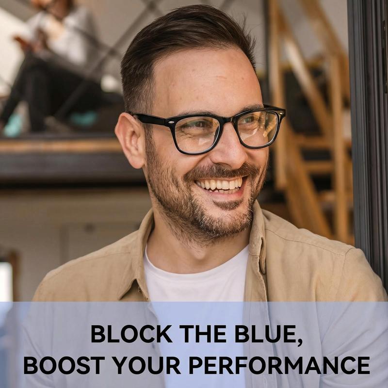 1/2 Pack Blue Light Blocking Reading Glasses for Women Men Fashion Computer Gaming TV Eyeglasses Office Work Party Daily Glasses, Birthday Gifts