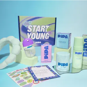 Start Young Skincare Set by Pipa | First Routine for Tweens Ages 8-12 | 3-Step Starter Bundle with Cleanser, Face Mist, Moisturizer & Spa Headband | Fragrance-Free, Hormone Disruptor-Free
