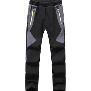 Kids Snow Ski Pants Hiking Boys Girls Outdoor Waterproof Windproof Fleece Warm Snowboard PantsGift