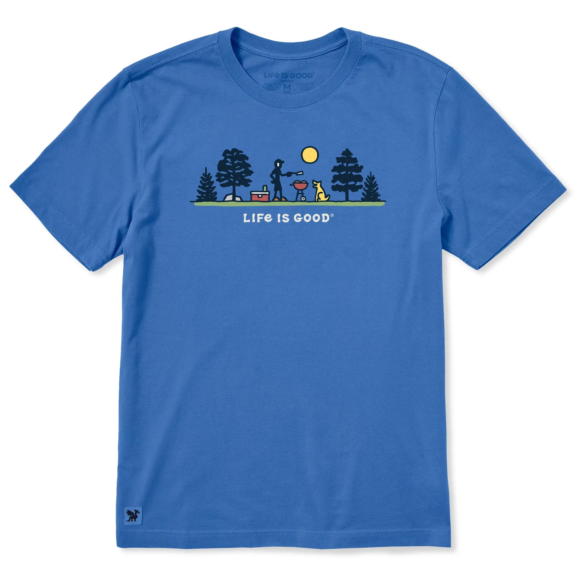 Men's Jake and Rocket BBQ Vista Short Sleeve Crusher Tee