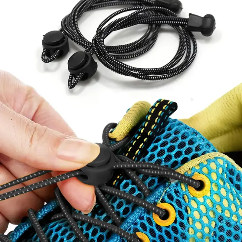 Simple Plain Elastic Lace-free Shoelaces, Tieless Shoelaces for Adults, Casual High Elastic Quick Laces for Women & Men, Casual Versatile Shoelace for Sneakers and Boots, All-match Shoes Accessories for Daily Use