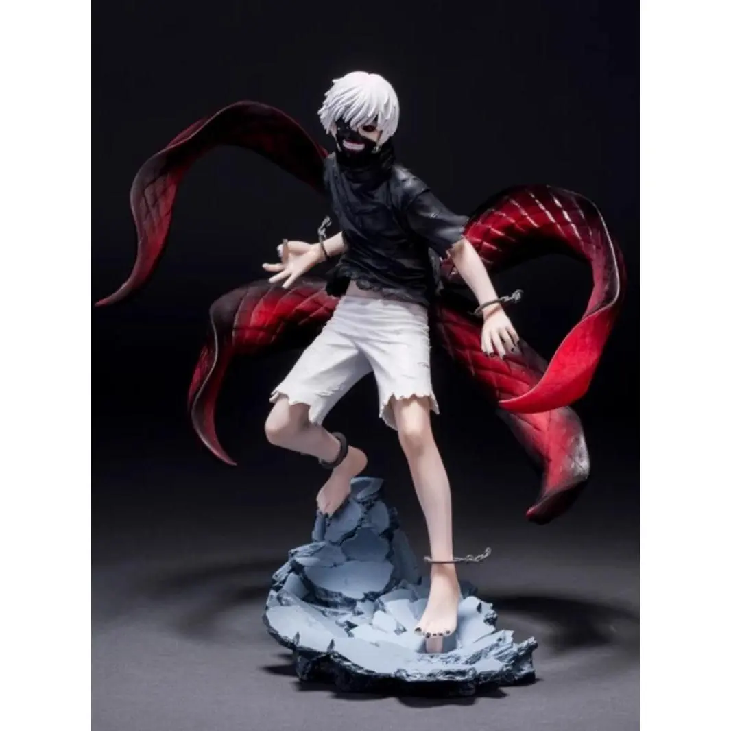 Kaneki Ken Anime Action Figure - Collectible Style Figurine with Red Centipede Accessory, Decorative Ornament Figurine for Home Decor, Anime Action Figures, Collectible Style Figurines