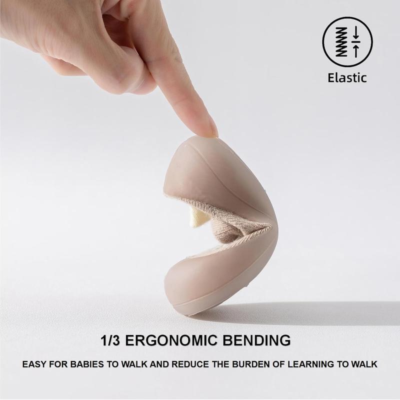 Baby Sock Shoes Toddler Walking Shoes Infant Non-Slip Slippers Soft Rubber Sole Sneakers for Baby Boys Girls