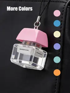 1pc Keyboard Keychain Toy Clicker, Stress Relief Fidget Spinner Keychain, Pressure Relief Gift for Adults, Macaron Color, Ordinary Style, Fidget For Anxiety