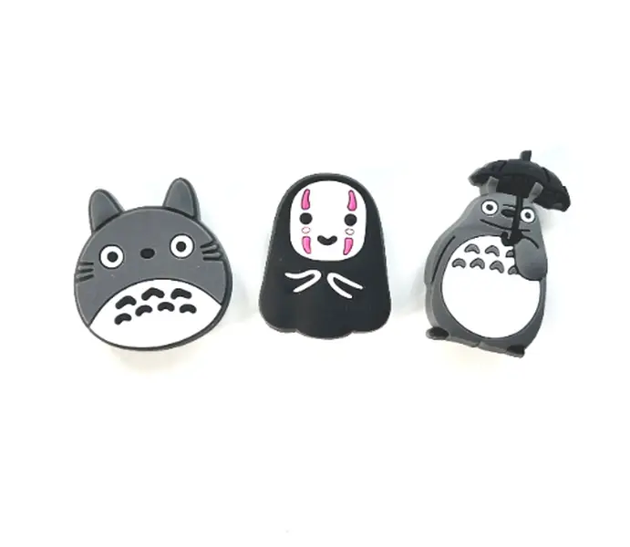 Totoro Shoe Charms for Crocs | Shoe Accessories | No Face Shoe Charms | Studio Ghibli fan products Footwear Decor