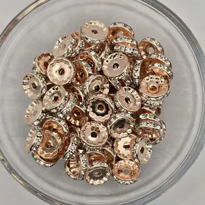 Straight 12mm Metal Spacers for DIY Projects - 30ml - Durable & Versatile for Pens Keychains & More - Ideal for Crafting