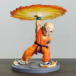 Krillin Destructo Disc Anime Figure, Dragon Ball Collectible Model Statue Gift