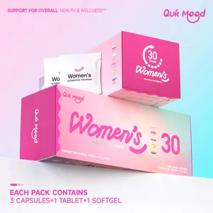 Women’s Magic Pack 30+ | Multivitamin, Stress & Bone Support, Skin & Women's Health Support, Anti-aging | Cranberry, Probiotics, D3K2, NAD+ | 5-in-1, 30 Count, Daily Wellness Pack Healthcare Dietary,Vitapack Fitness