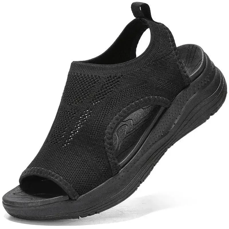 Women's Comfort Orthopedic Sandals Arch Support Women's Walking Sports  Sports Sandals Open Toe Anti Slip Plantar Fasciitis Platform Dress Sandals  - TikTok Shop